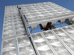 Fresnel point concentrator module